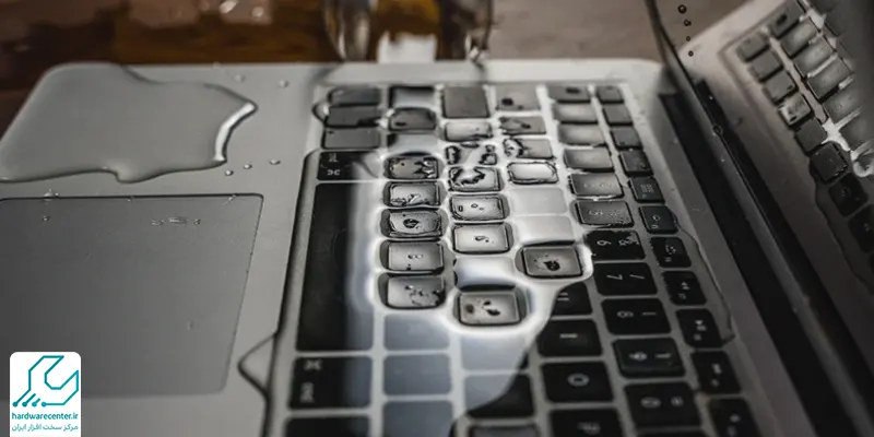 صفر تا صد تعمیر لپ تاپ آب خورده